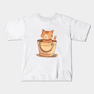 cute cat Kids T-Shirt